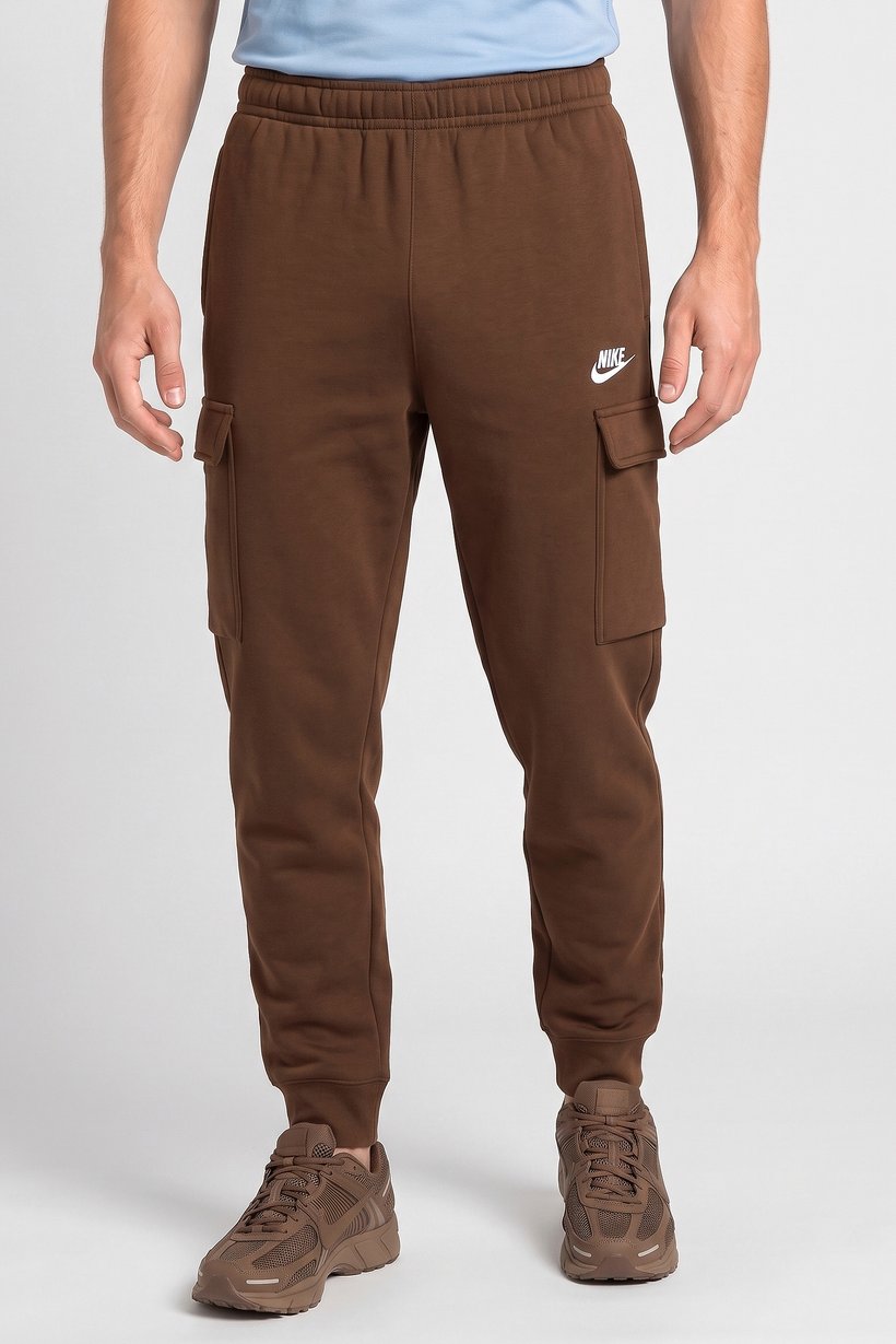 Men Standard Fit Outdoor Sweatpants, Dark Brown
