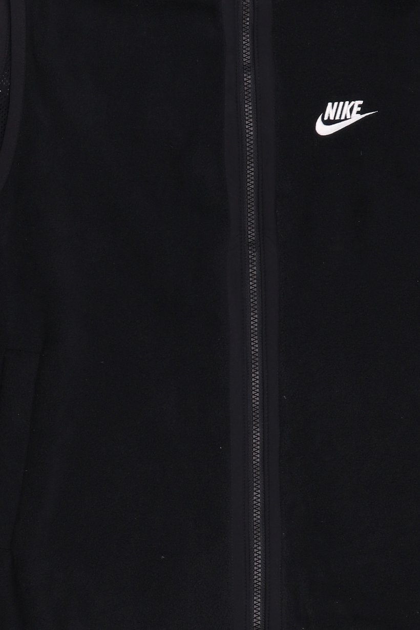 Men Sportswear Fit Sleeveless Outdoor Vest Jacket, Black