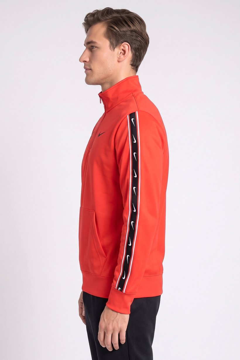 Men Sportswear Fit Long Sleeve Training Sweatshirt, Red