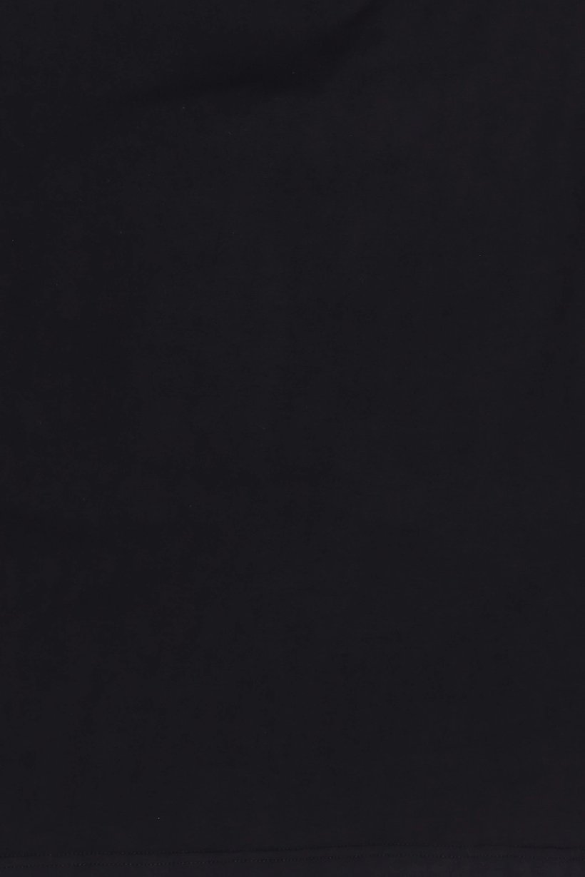 Women Twist Neck Long Sleeve Solid Top, Black