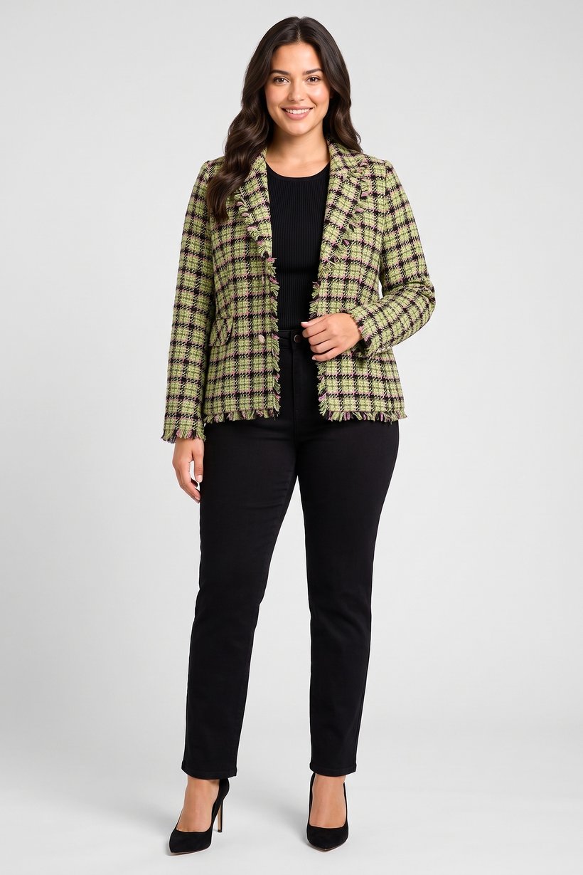 Women Regular Fit Textured Casual Blazer, Multicolor