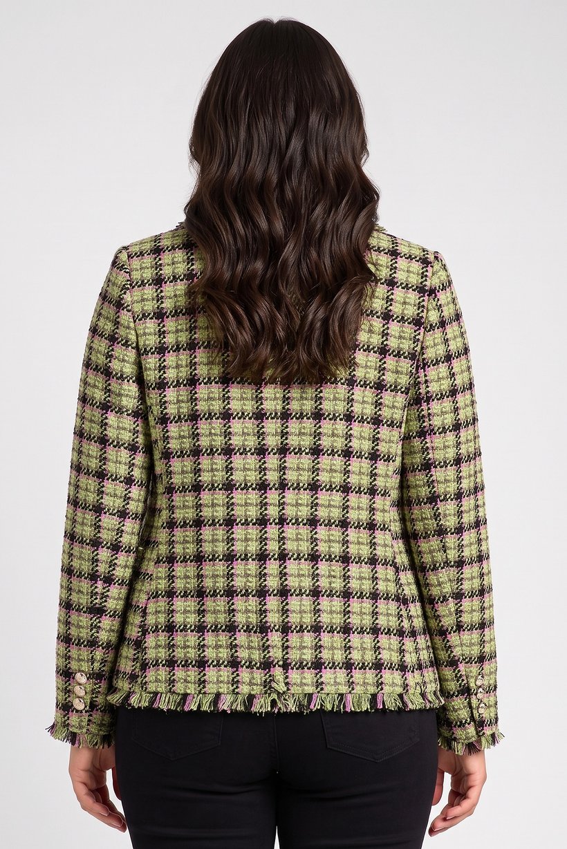 Women Regular Fit Textured Casual Blazer, Multicolor