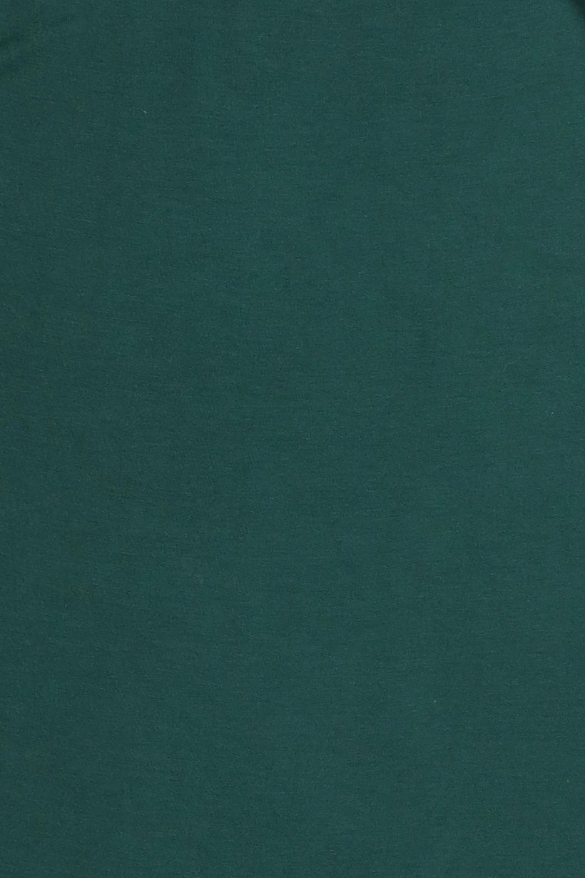 Women Mock Neck Long Sleeve Solid Top, Dark Green