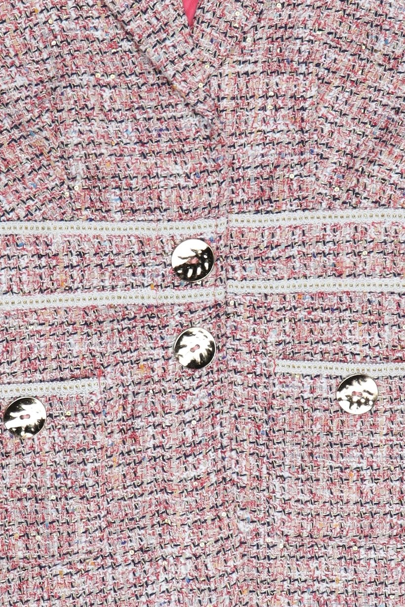 Women Regular Fit Textured Long Sleeve Blazer, Multicolor
