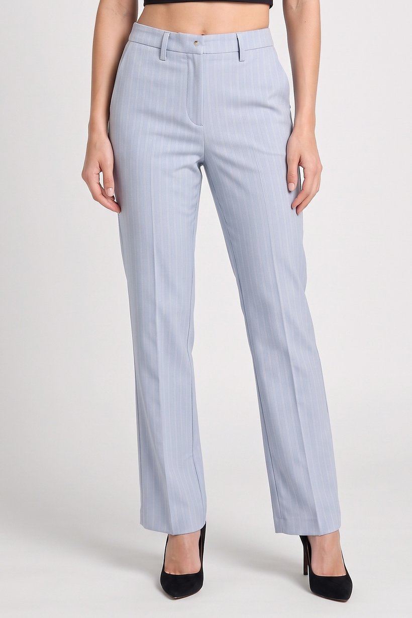 Women Regular Fit Stripe Wide Leg Pants, Multicolor
