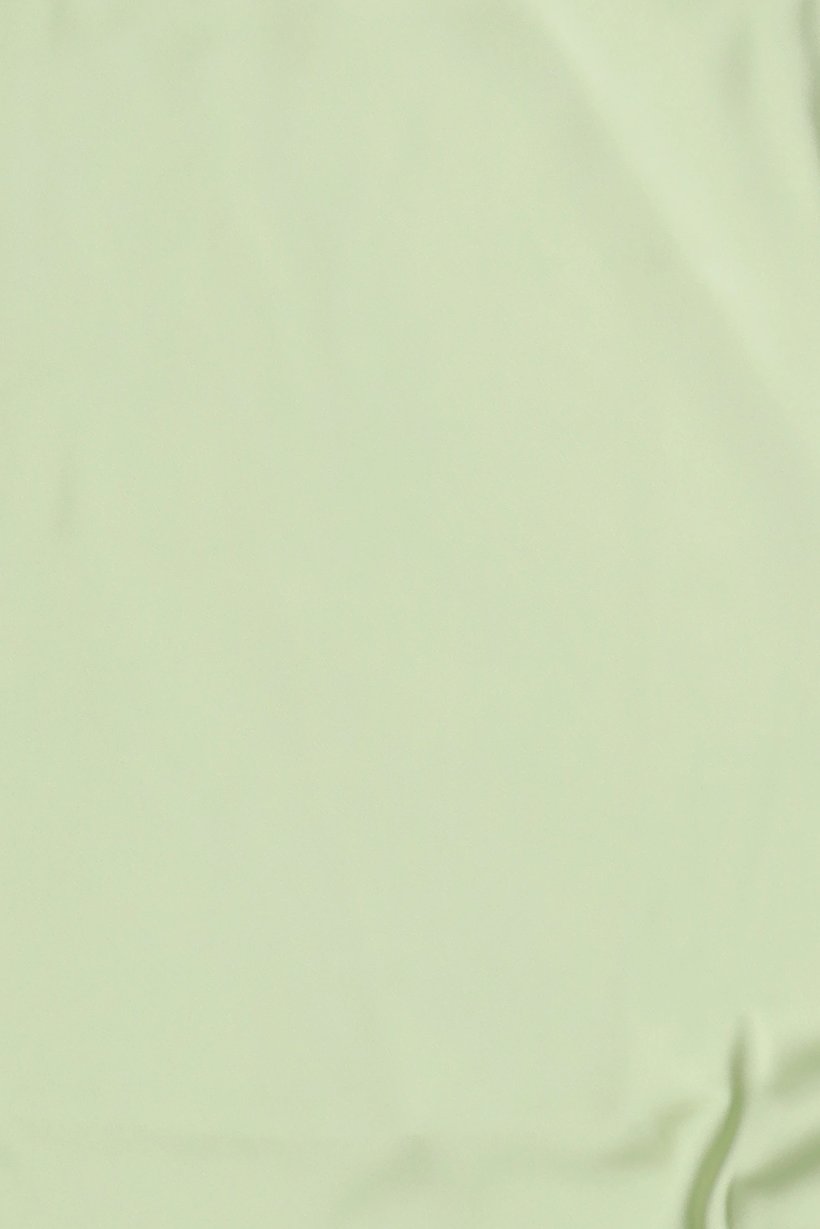 Women Plain Lace Trim Sleepwear Maxi Dress, Light Green