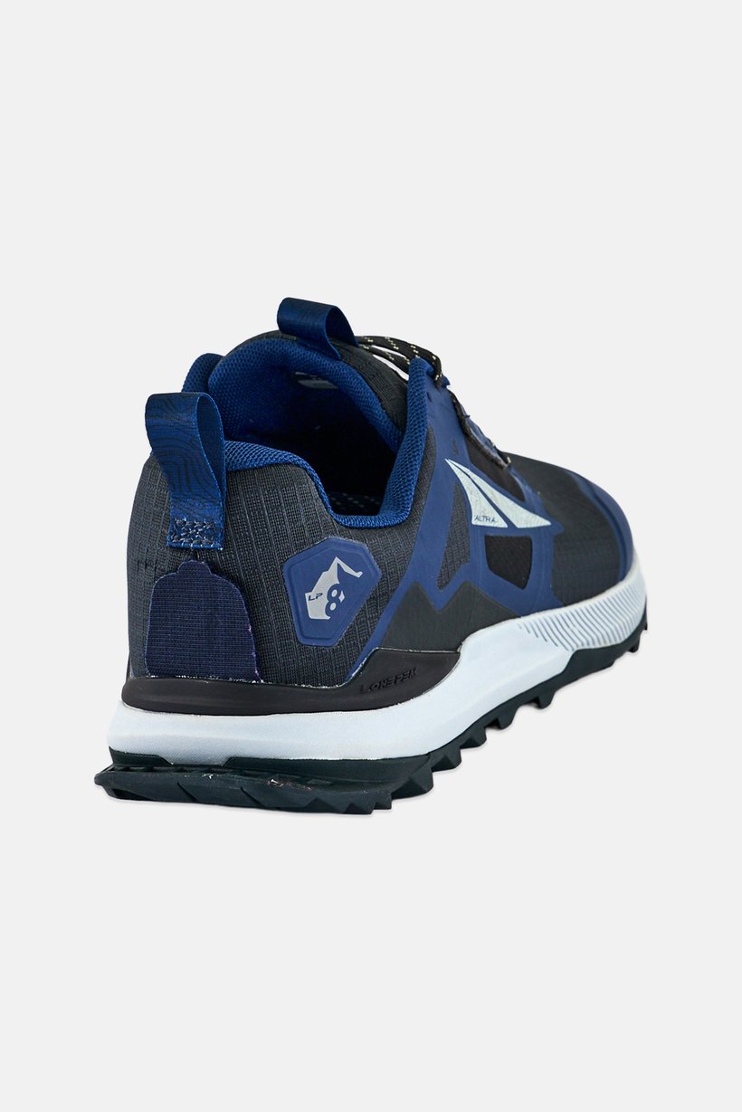 Men Lone Peak 8 Lace Up Running Shoes, Navy