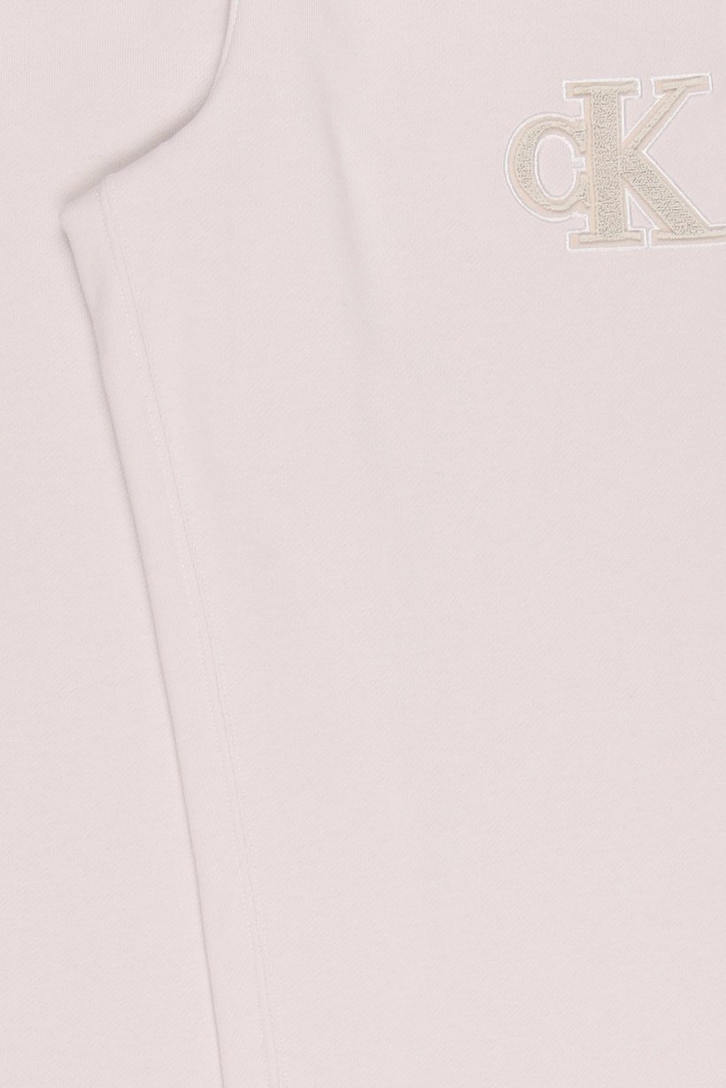 Calvin Klein Jeans Men Regular Fit Embroidered Logo Sweatpants, Off White