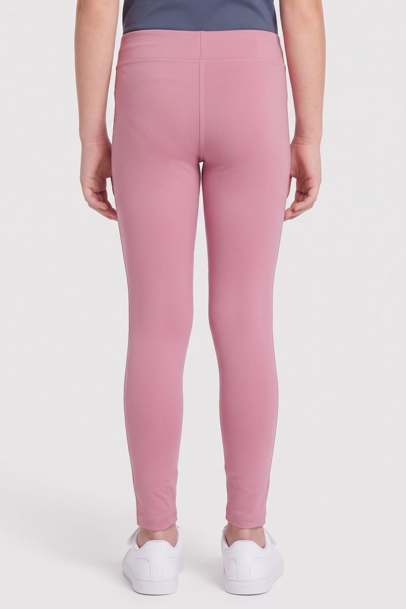 Kids Girl Sportswear Fit Training Leggings, Dusty Pink