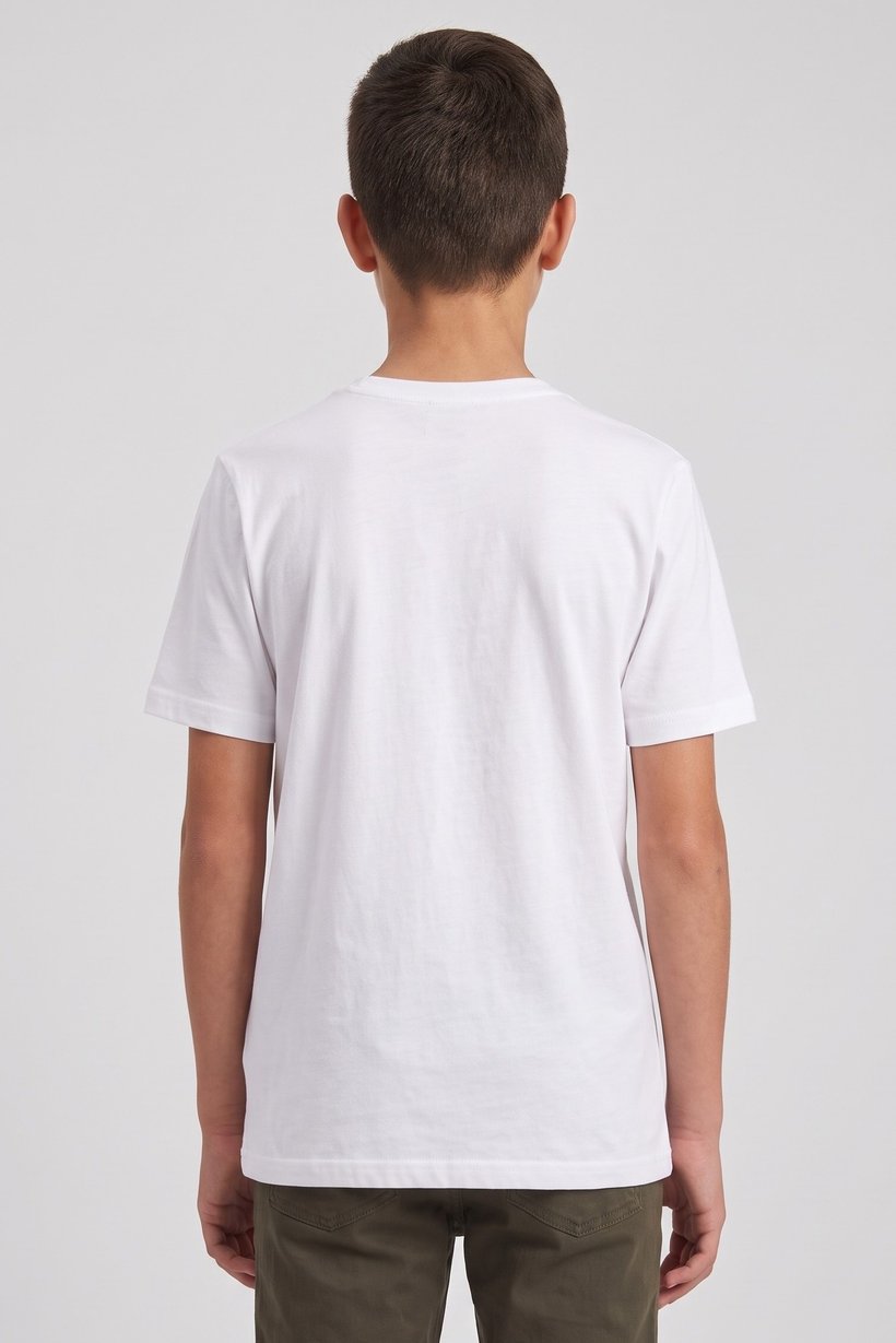Under Armour x Curry Kids Boy Loose Fit Short Sleeve Outdoor Shirt, White