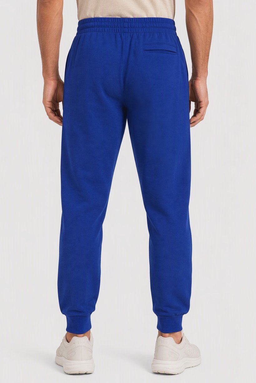 Men Loose Fit Outdoor Sweatpants, Blue