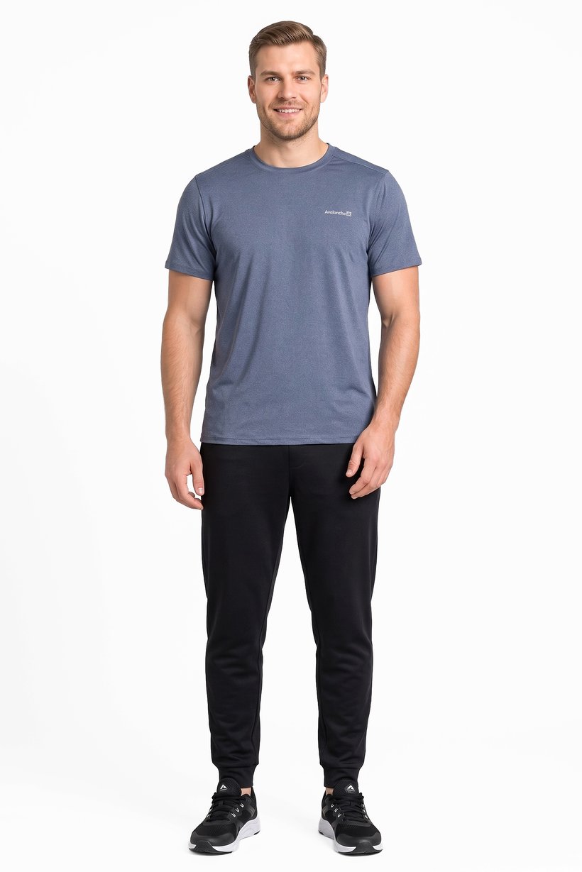 Men Sportswear Fit Short Sleeve Training T-Shirt, Blue
