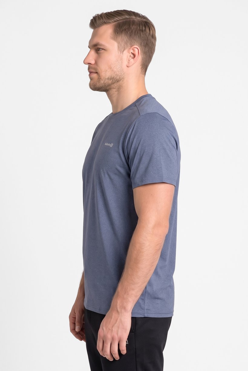 Men Sportswear Fit Short Sleeve Training T-Shirt, Blue