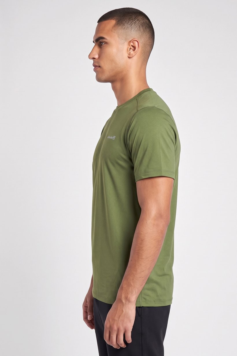 Men Sportswear Fit Short Sleeve Training T-Shirt, Green