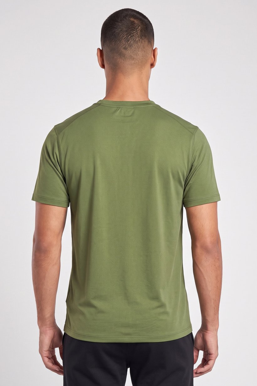 Men Sportswear Fit Short Sleeve Training T-Shirt, Green