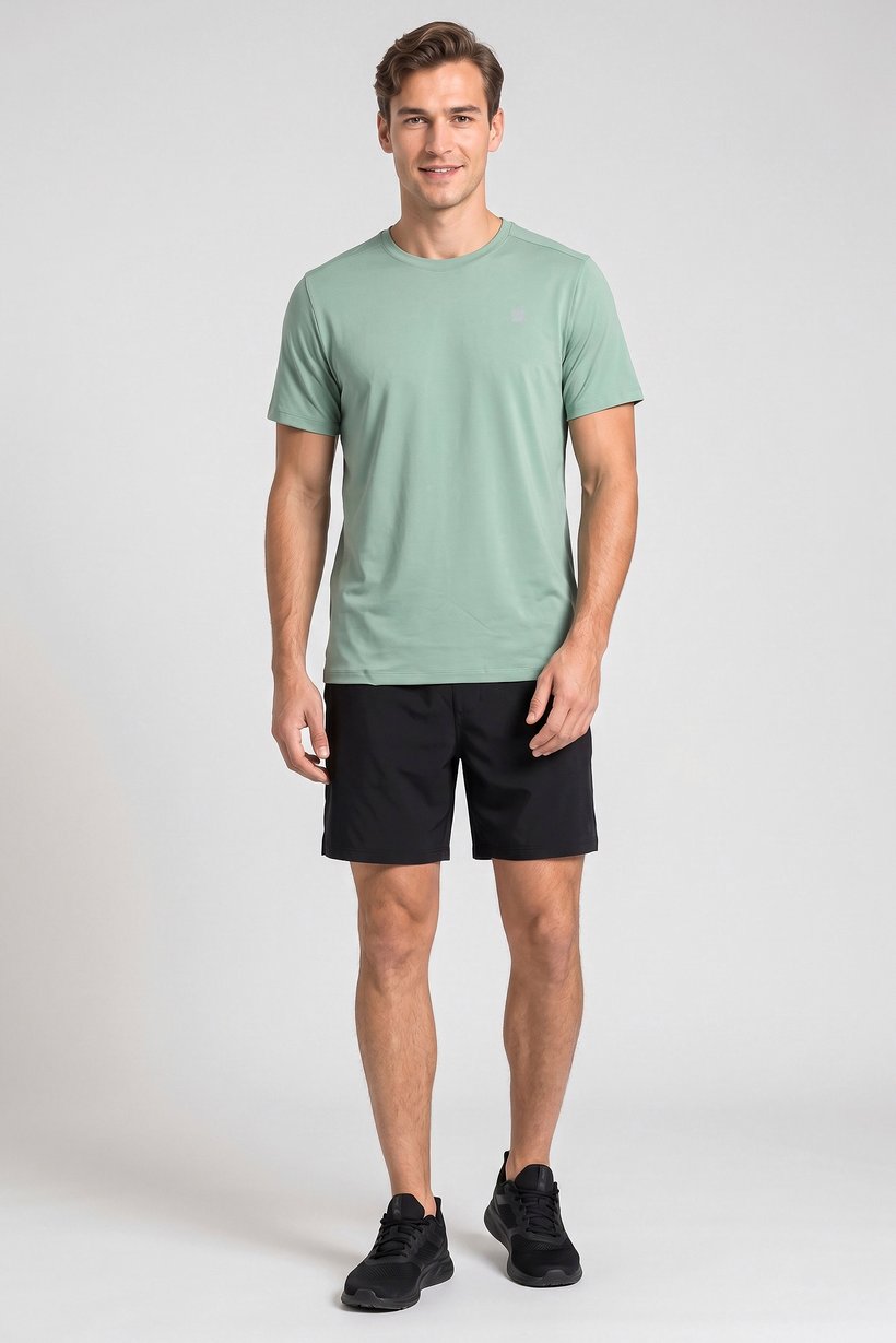 Men Sportswear Fit Short Sleeve Training T-Shirt, Green