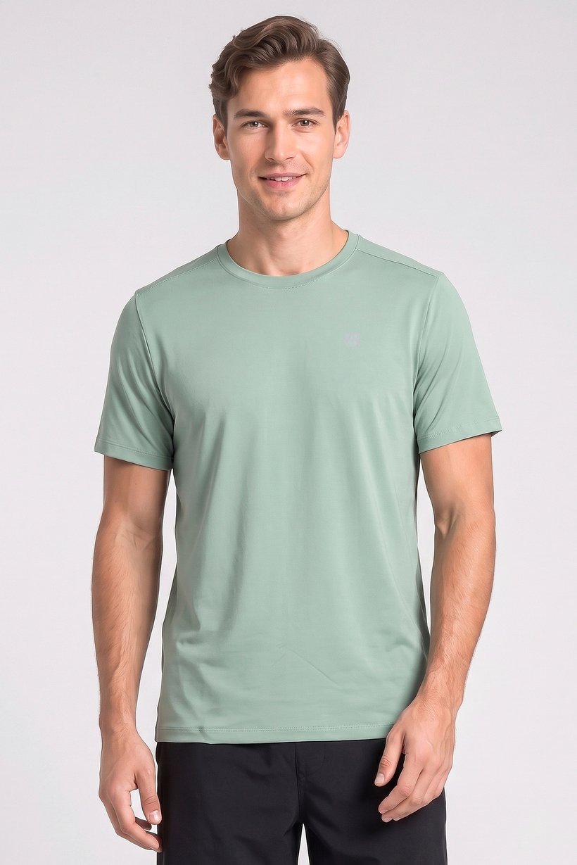 Men Sportswear Fit Short Sleeve Training T-Shirt, Green