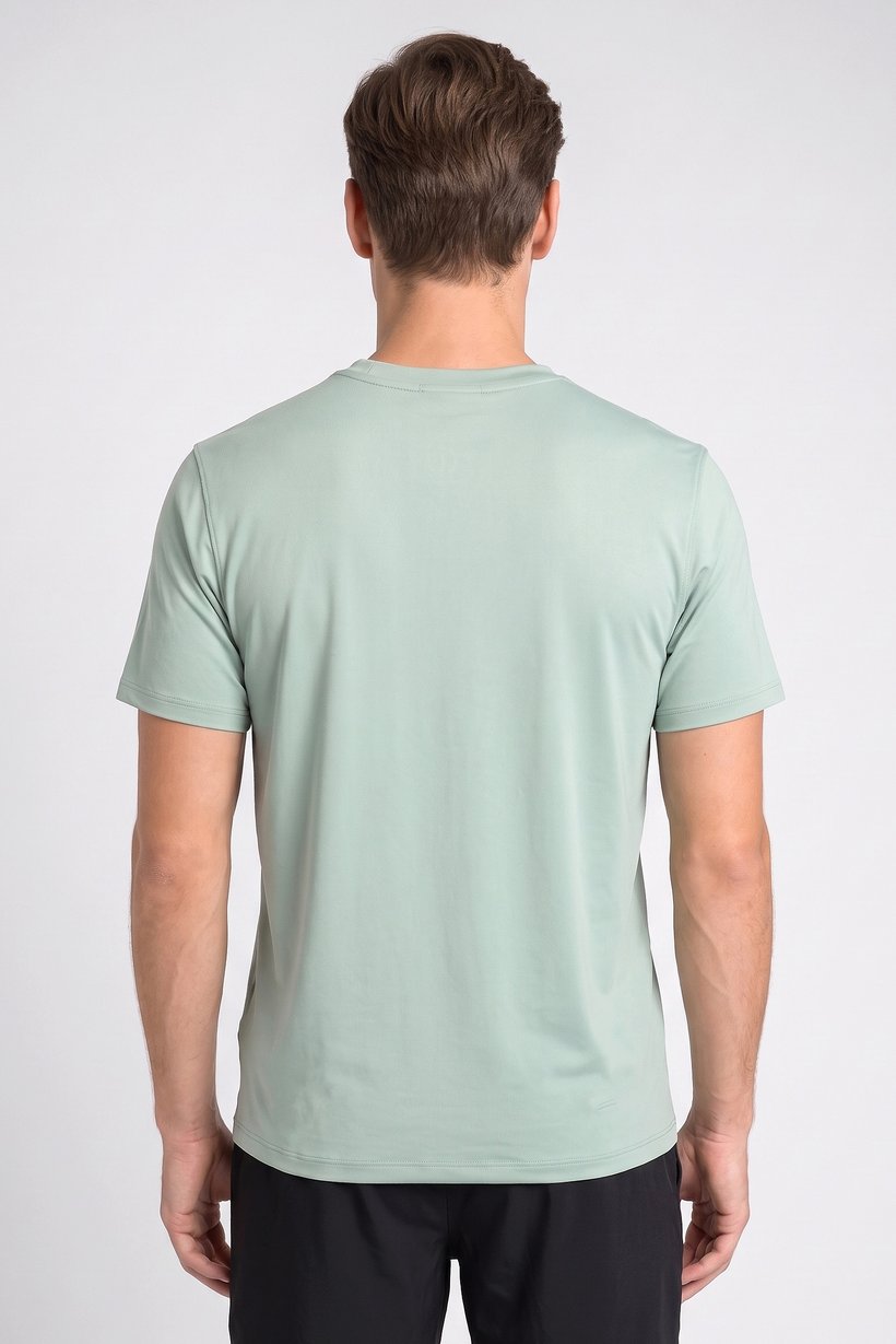 Men Sportswear Fit Short Sleeve Outdoor T-Shirt, Green