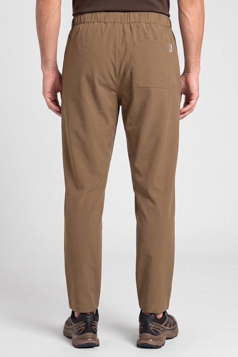 Men Sportswear Fit Training Track Pants, Taupe