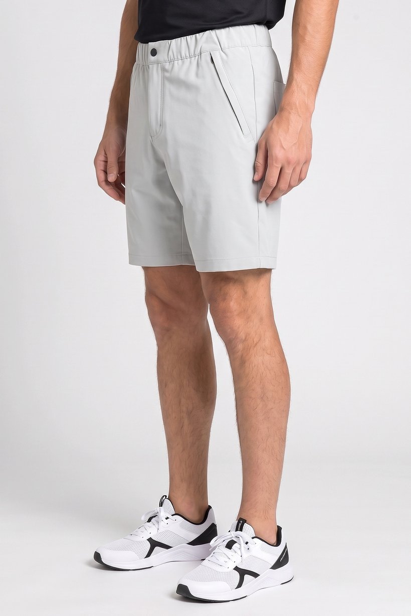 Men Sportswear Fit Outdoor Shorts, Grey