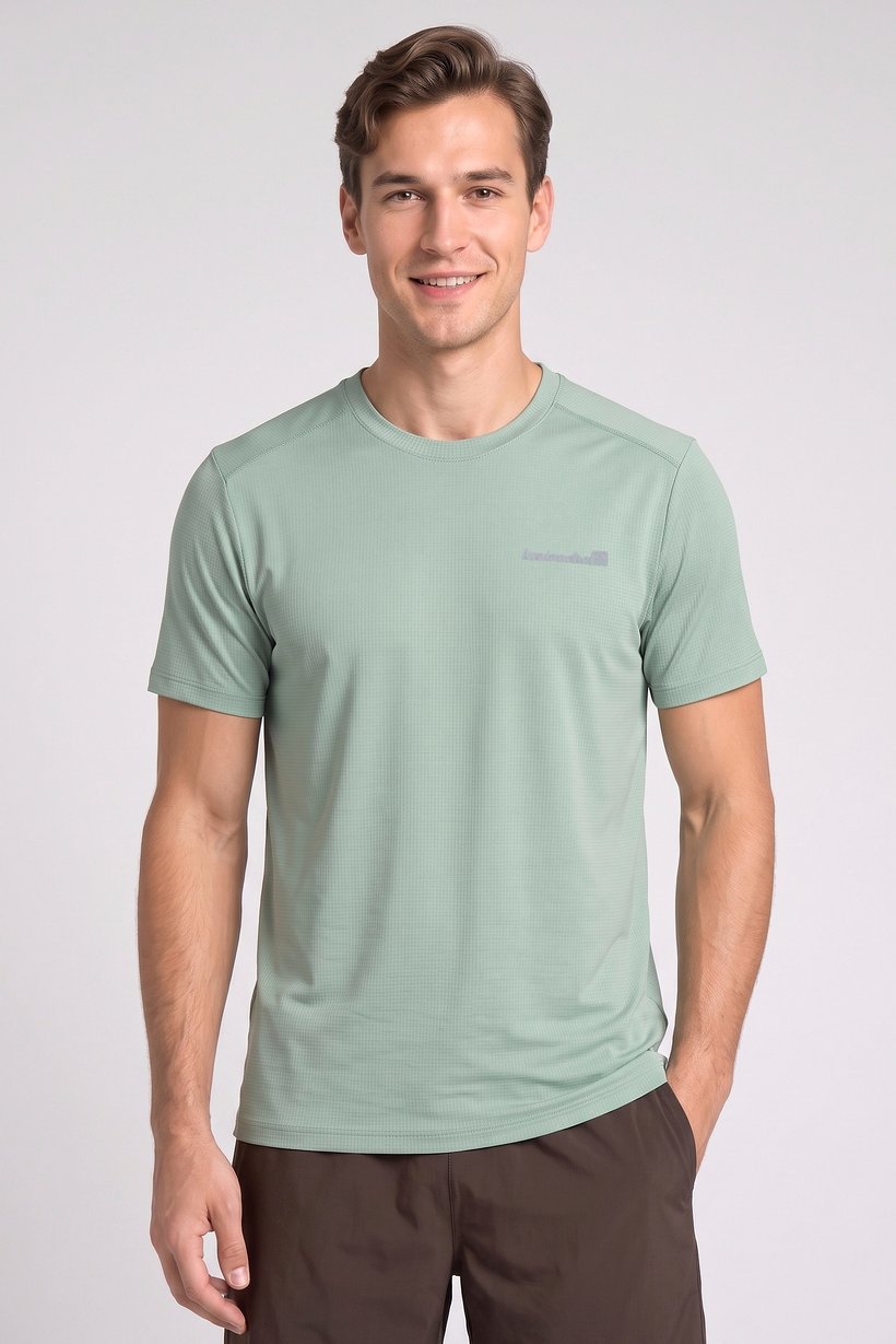 Men Sportswear Fit Short Sleeve Training T-Shirt, Green