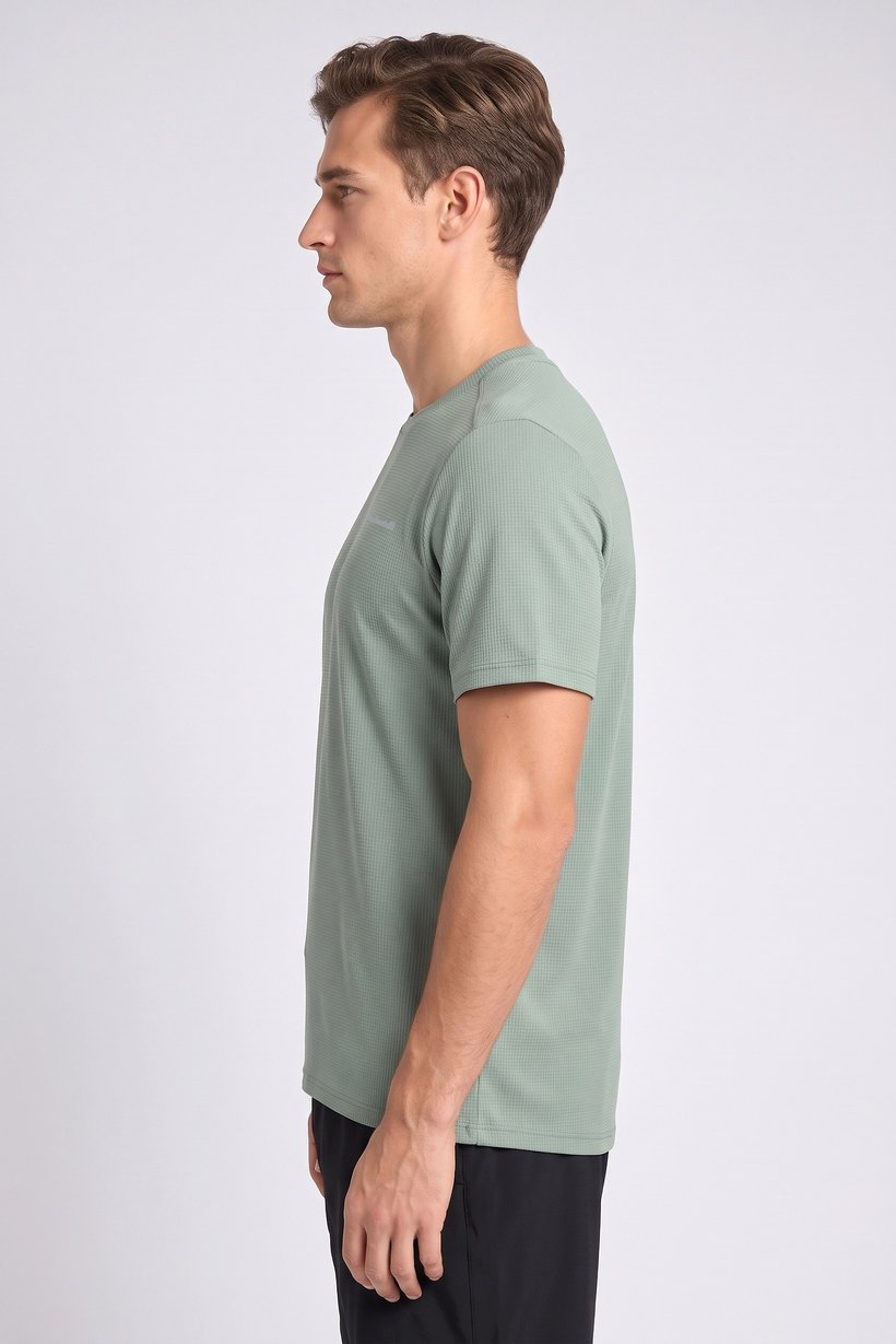 Men Sportswear Fit Short Sleeve Training T-Shirt, Green