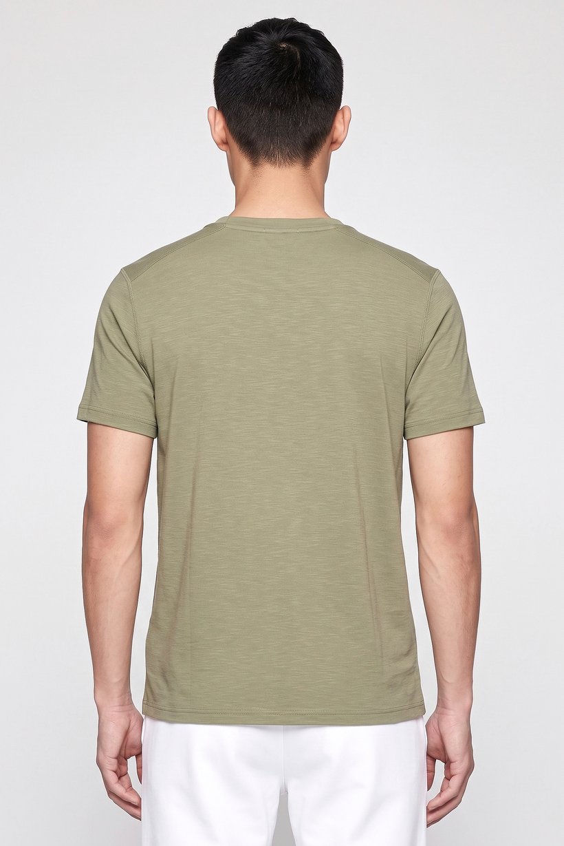 Men Sportswear Fit Short Sleeve Outdoor T-Shirt, Sage