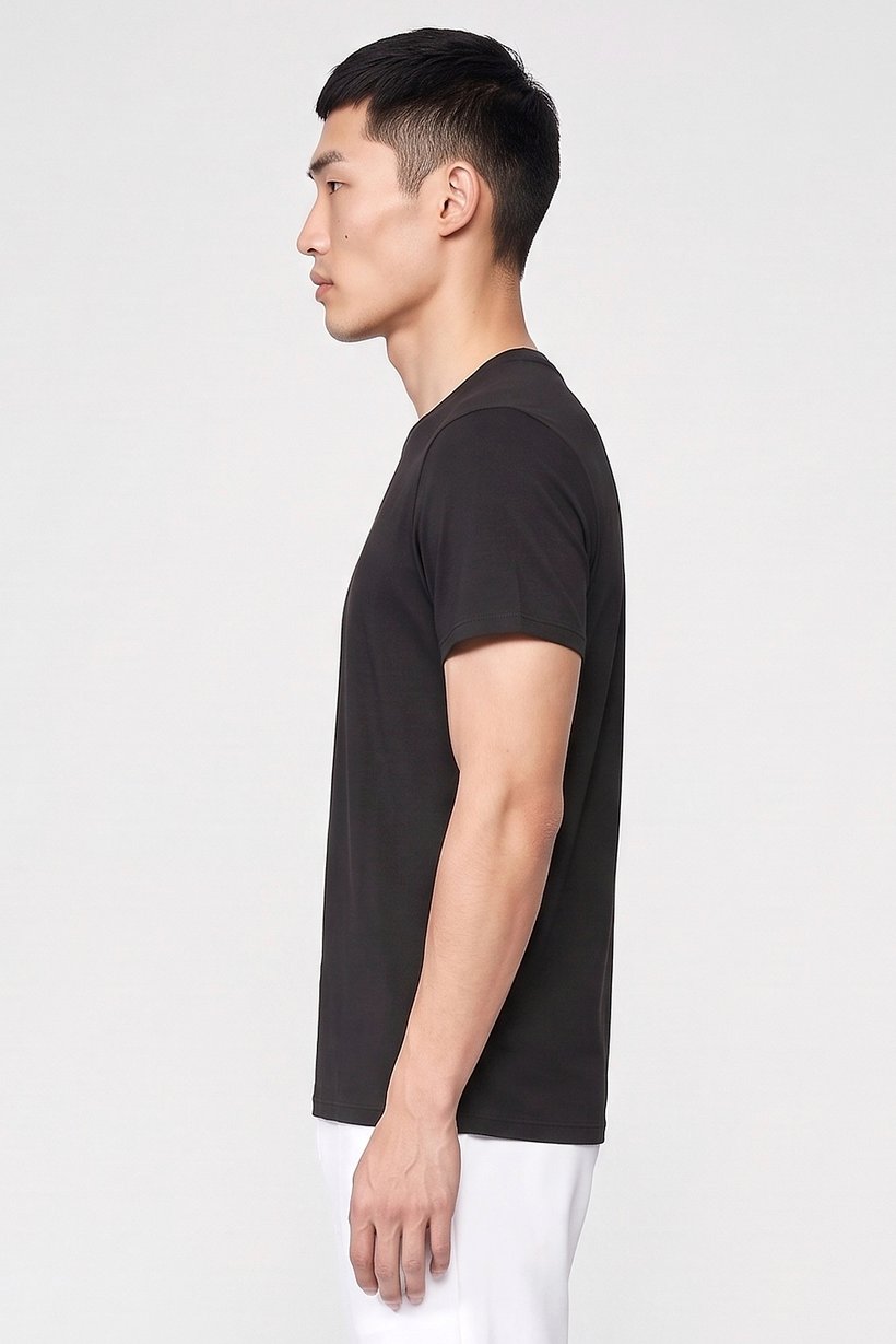 Men Sportswear Fit Short Sleeve Training T-Shirt, Black
