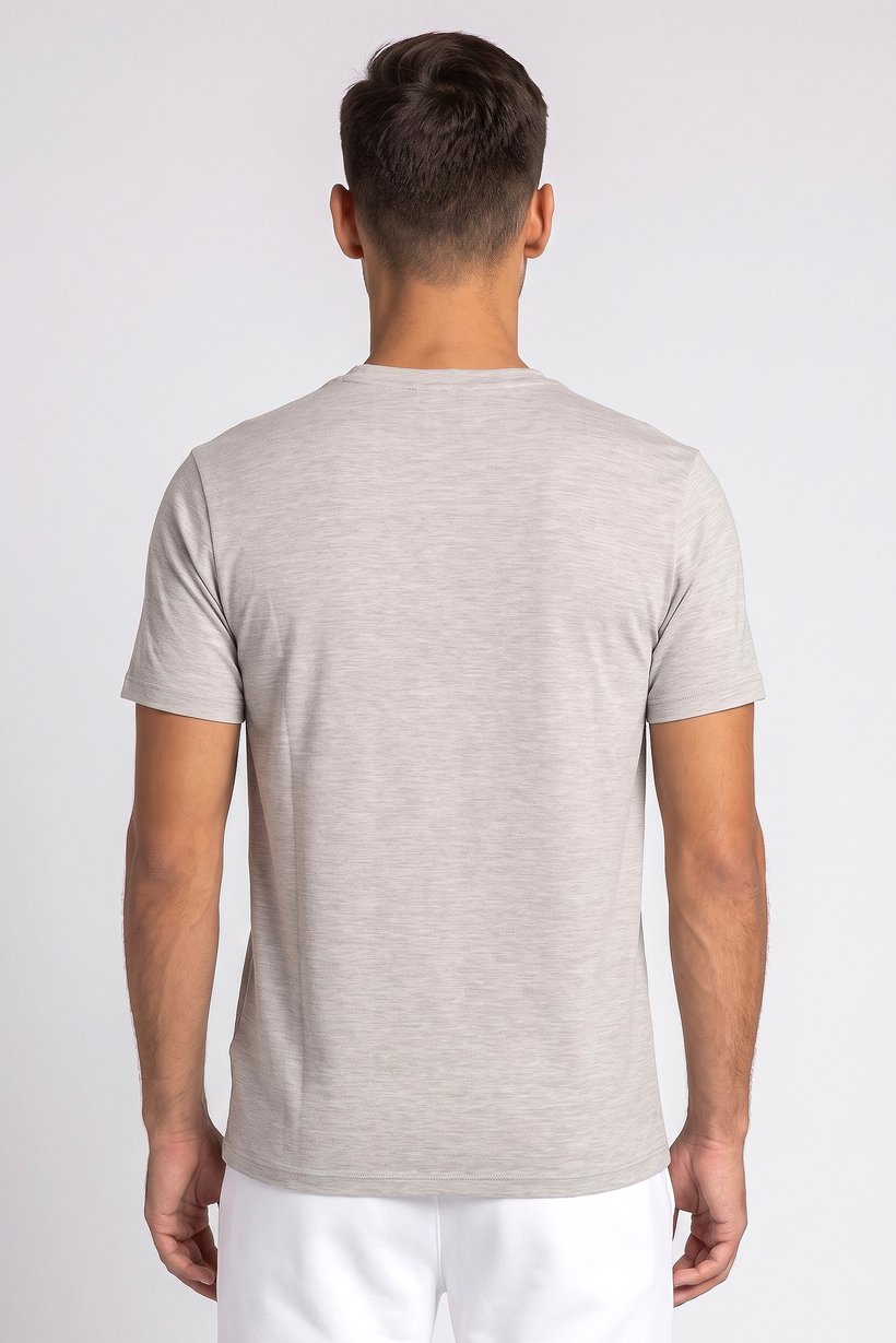 Men Sportswear Fit Short Sleeve Outdoor T-Shirt, Grey