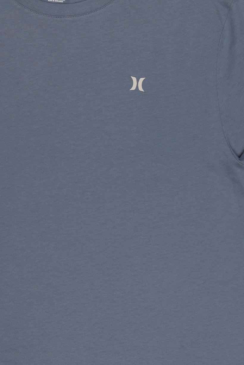 Men Sportswear Fit Short Sleeve Outdoor T-Shirt, Slate Blue