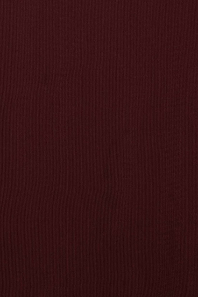 Lauren By Ralph Lauren Women Surplice Neck Long Sleeve Plain Blouse, Dark Maroon