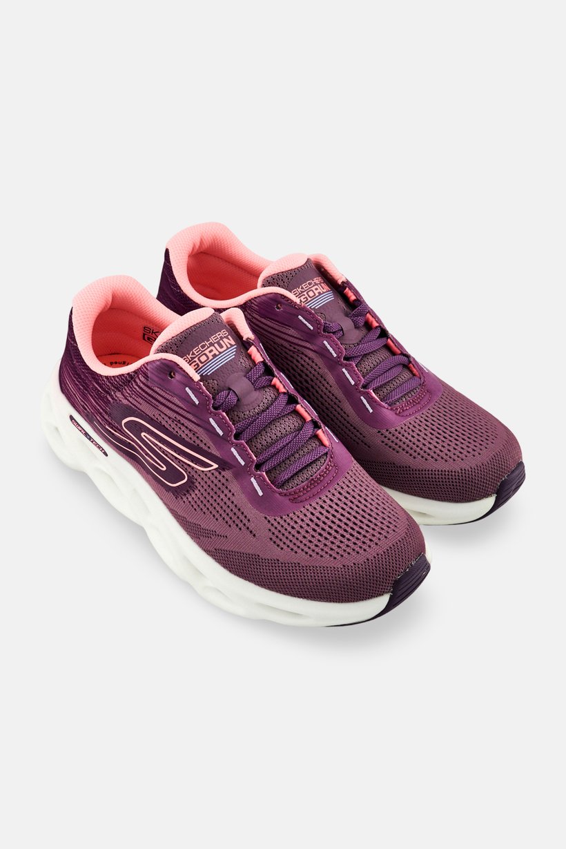 Women Go Run Swirl Lace Up Training Shoes, Mauve