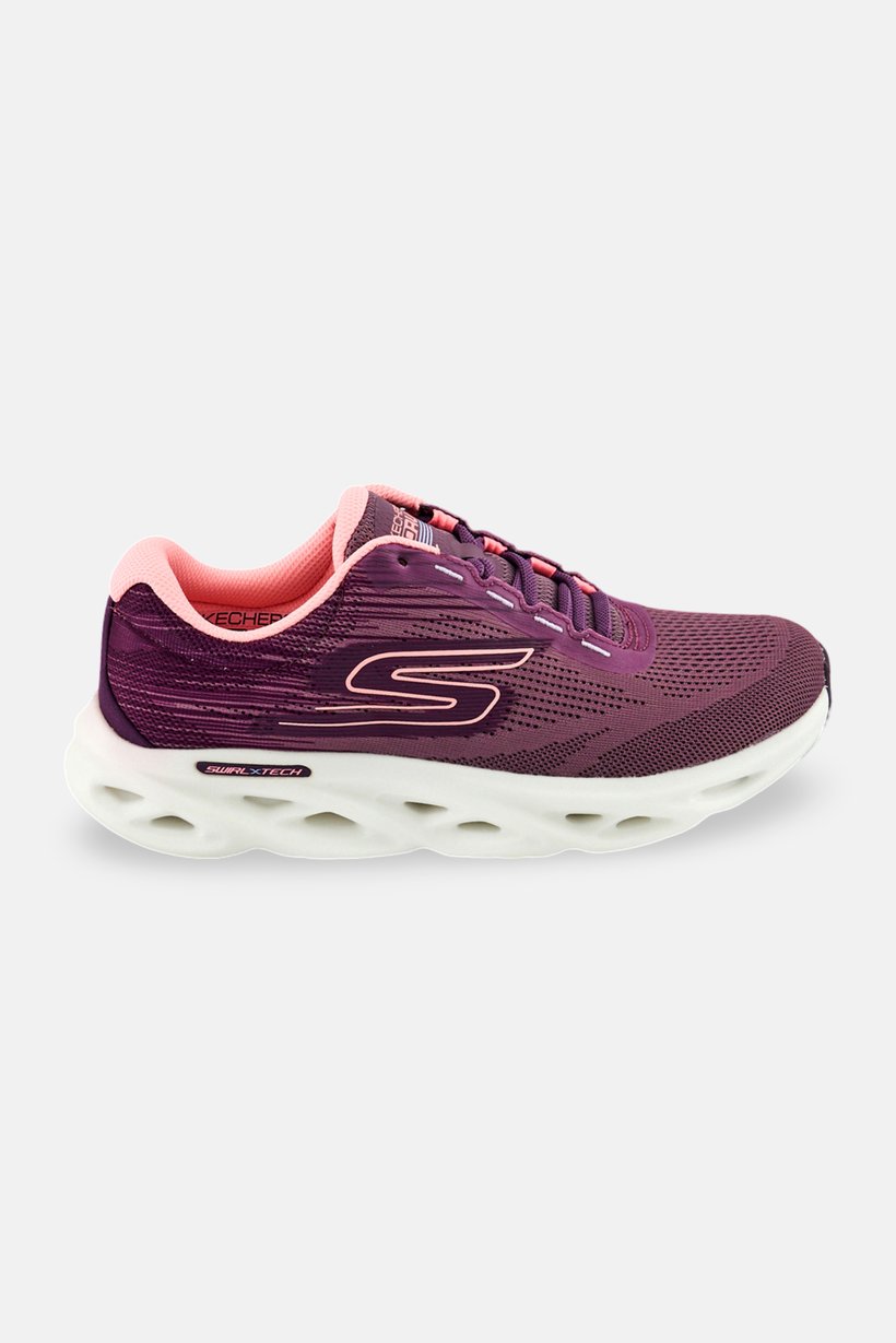 Women Go Run Swirl Lace Up Training Shoes, Mauve