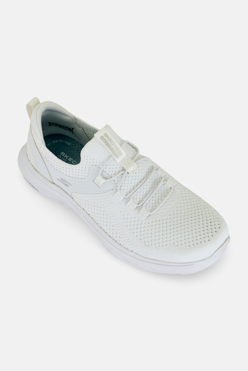 Women Go Walk 7 Lace Up Walking Shoes, White