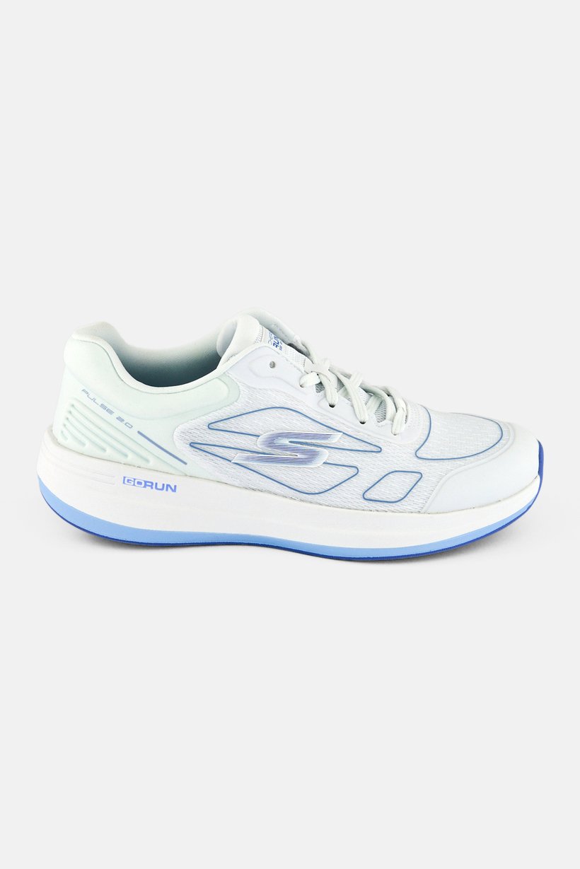 Women Cross Roads Lace Up Running Shoes, White