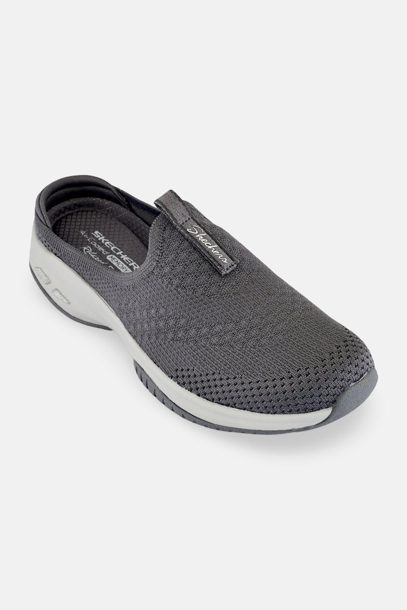 Women Commute Time Slip On Outdoor Shoes, Charcoal Grey
