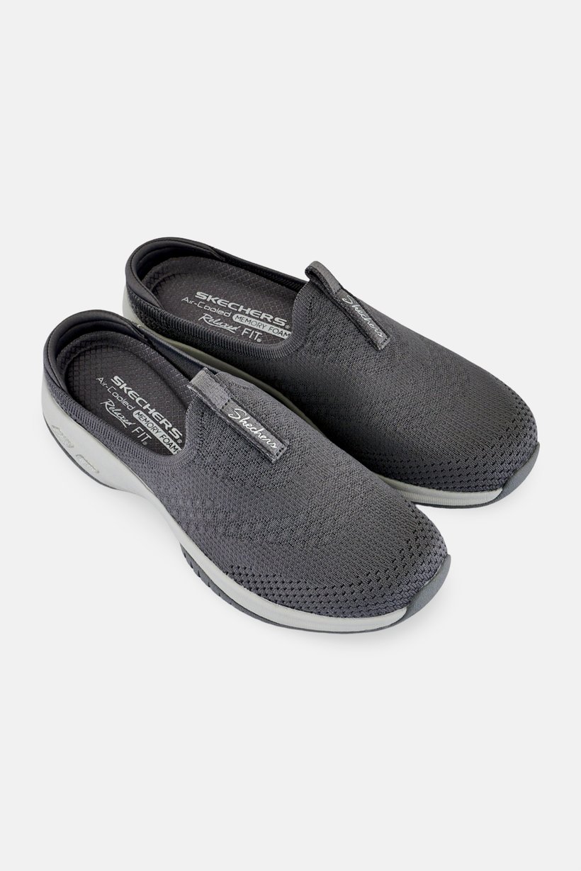 Women Commute Time Slip On Outdoor Shoes, Charcoal Grey