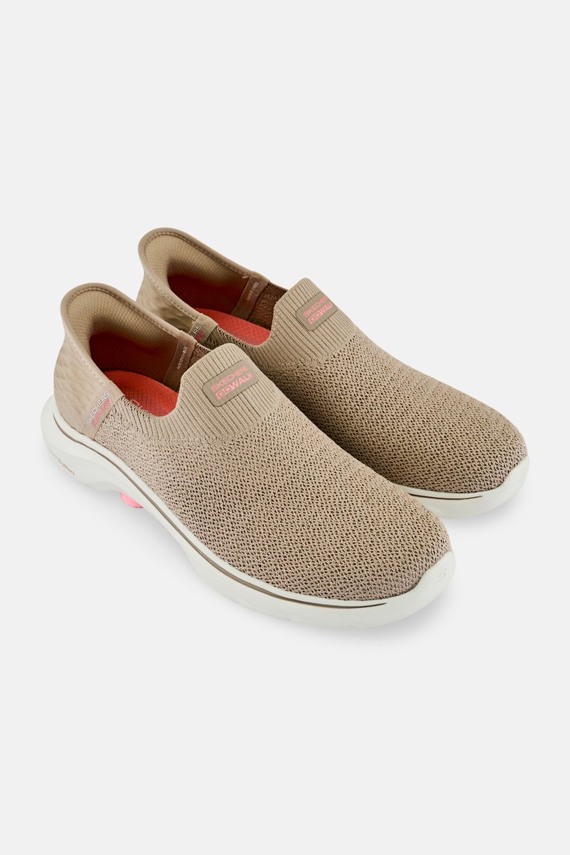 Women Go Walk 7 Slip On Walking Shoes, Taupe