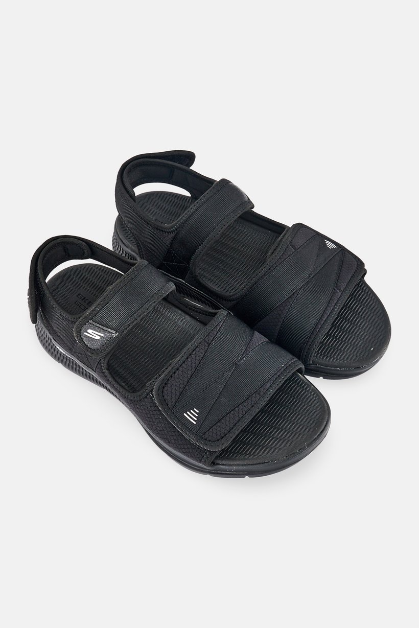 Men Go Consistent Velcro Closure Outdoor Sandals, Black
