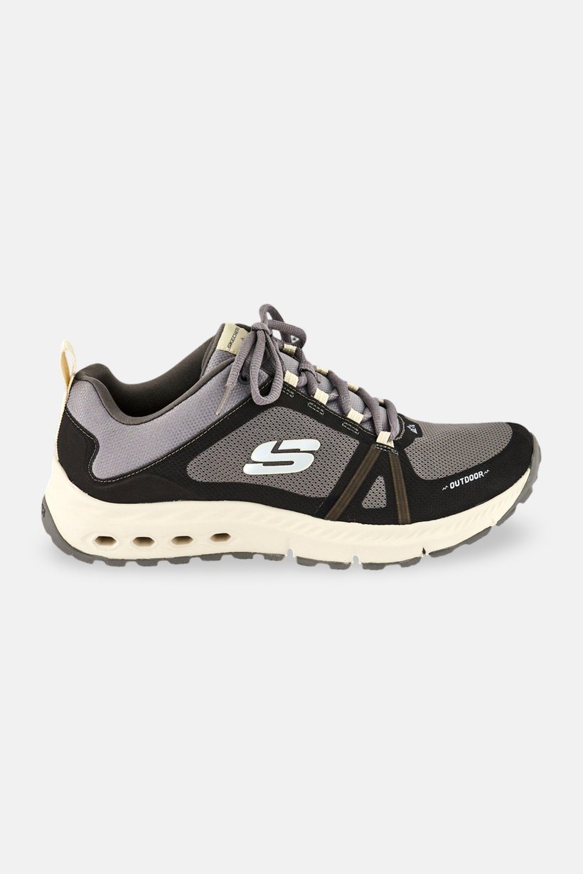 Women Bald Peak Lace Up Closure Outdoor Shoes, Dark Grey