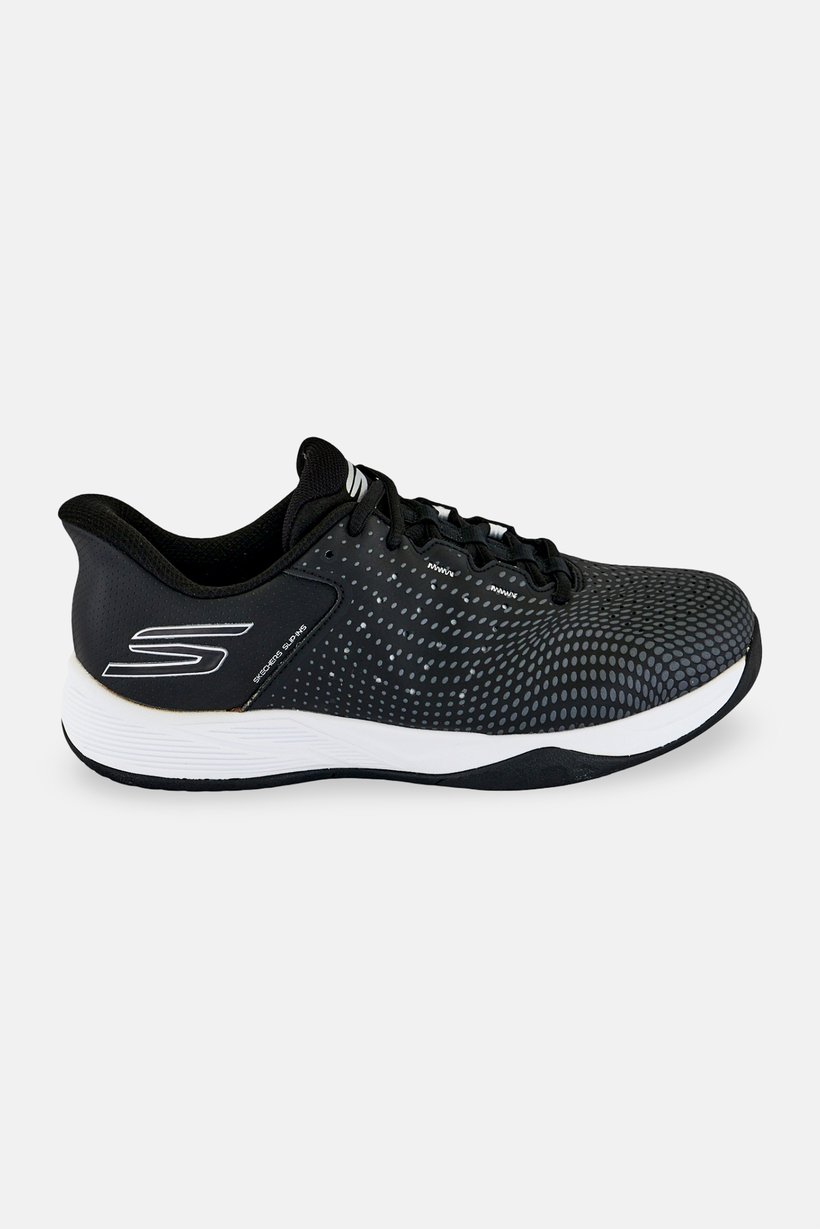 Women Viper Court Reload Lace Up Running Shoes, Black