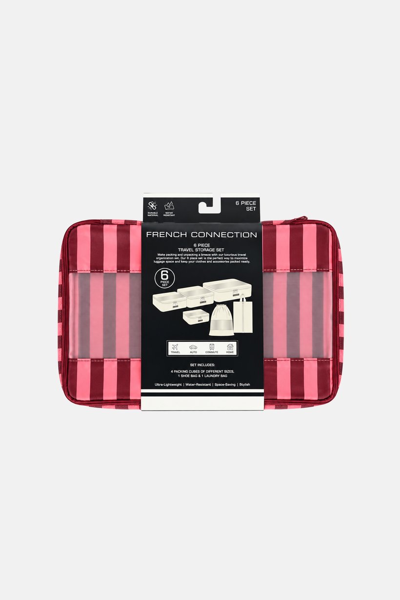 6 Piece Travel Organizer Set, Multicolor