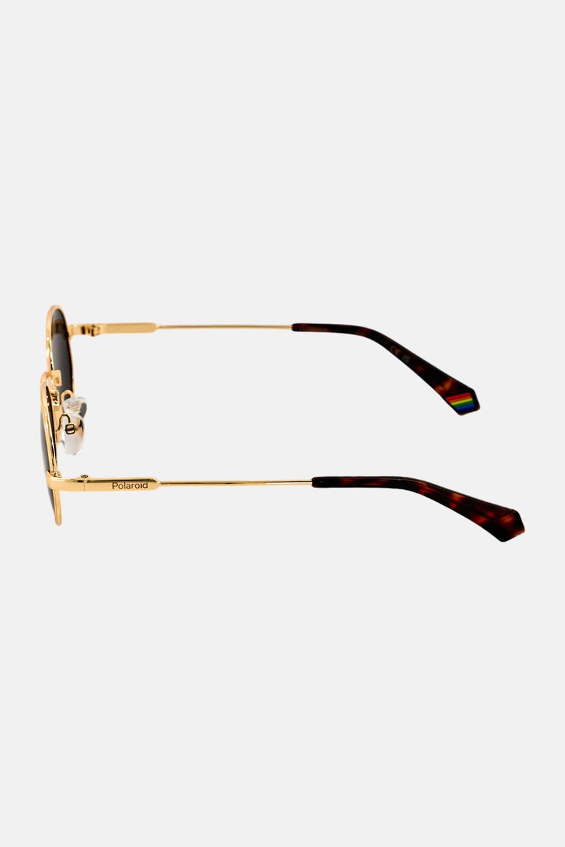 Men 20736500053M9 Round Sunglasses, Gold
