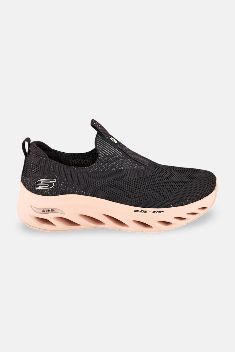 Women Arch Fit Glide-Step Slip On Walking Shoes, Dark Grey
