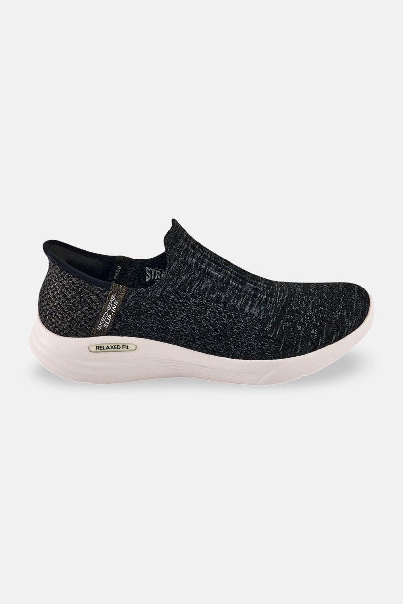 Women Relaxed Fit Slip On Training Shoes, Black