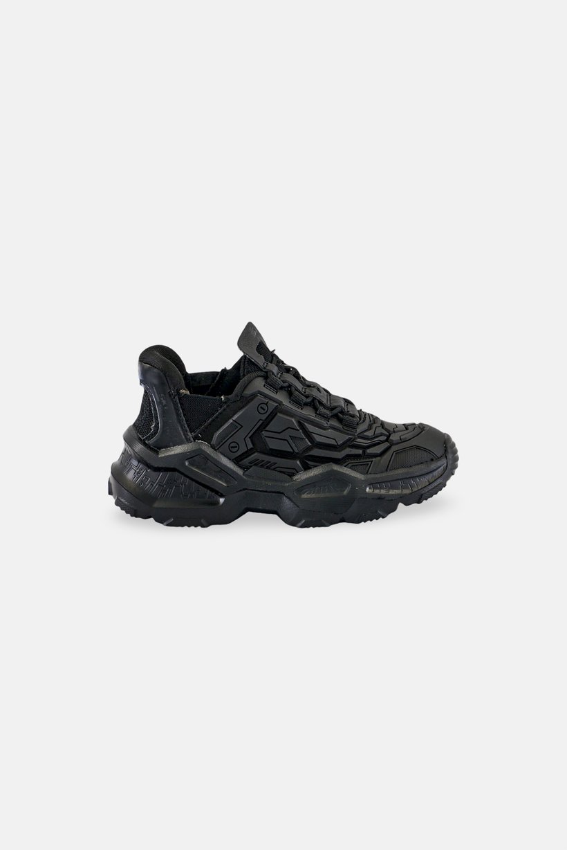 Toddlers Boy Orbitron Slip On Outdoor Shoes, Black