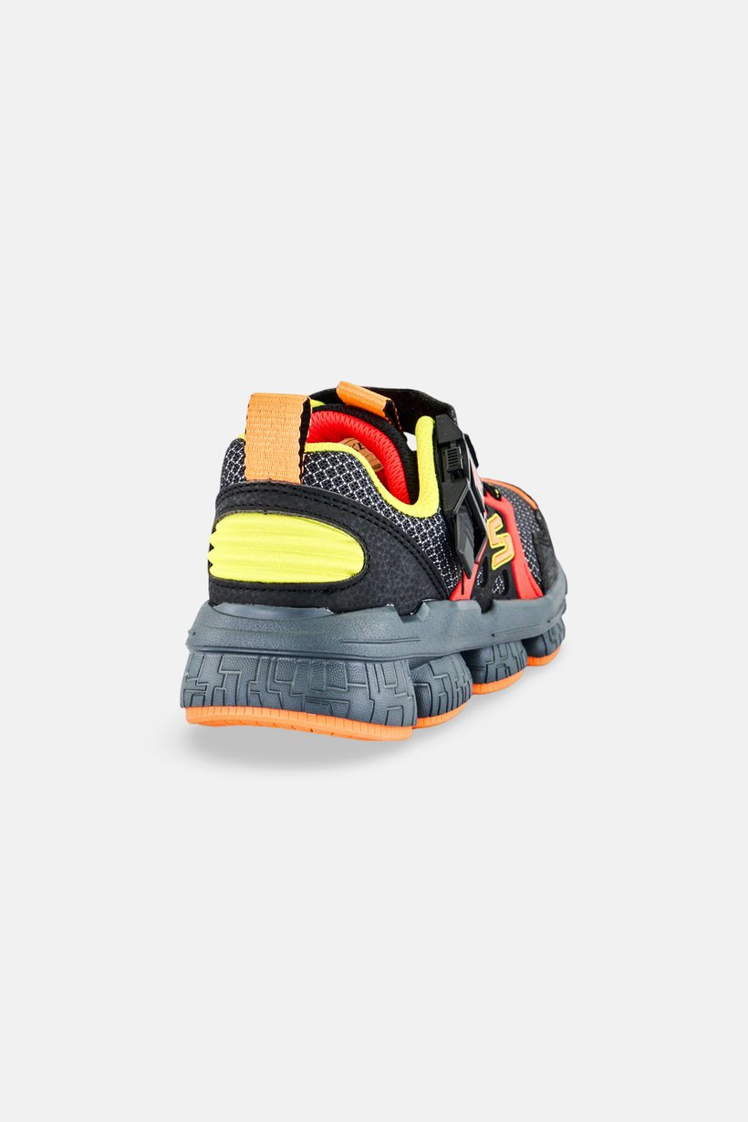 Kids Boy Lunnix Push Button Closure Outdoor Shoes, Multicolor