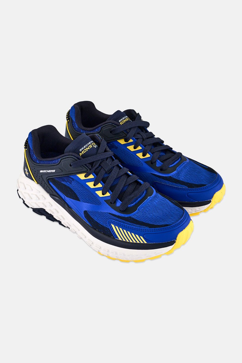 Men Monster EVO Lace Up Running Shoes, Multicolor