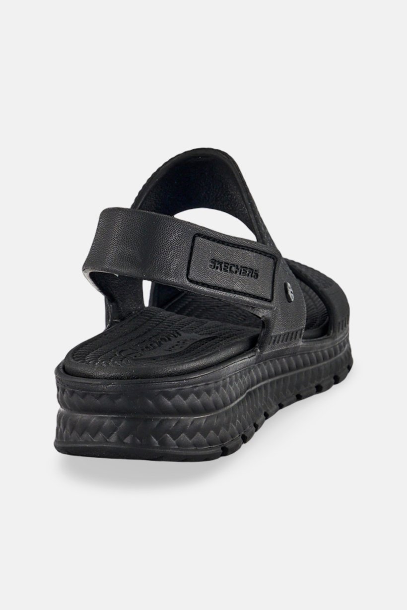 Women Sunny Days Velcro Closure Walking Sandals, Black