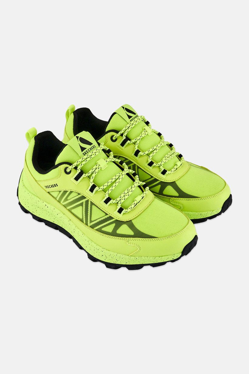 Men Urbex Lace Up Running Shoes, Lime Green